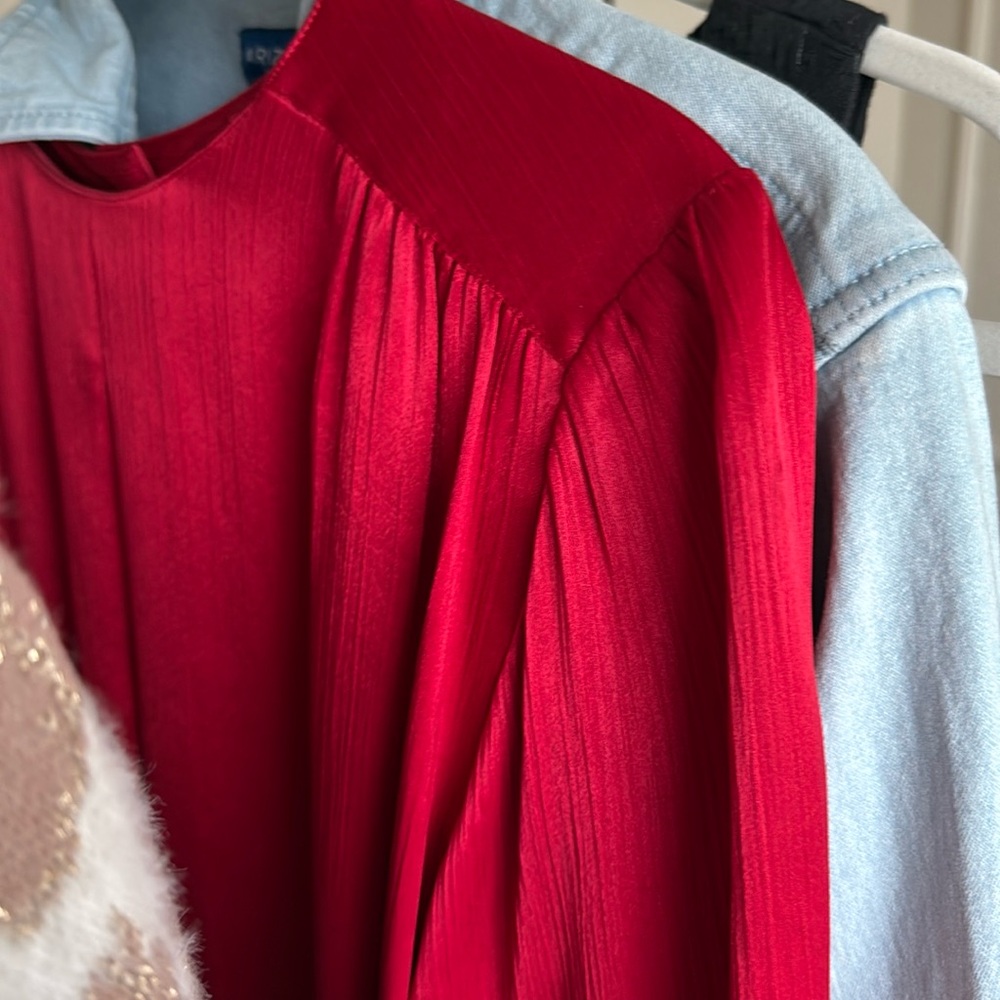 WOMEN RED BLOUSE
